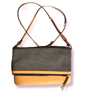 STELLA & DOT Striped Waverly Petite Bag.